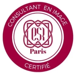 Badge attestant que Relooking Thérapie est certifié Consultant en image par l'ESR Paris